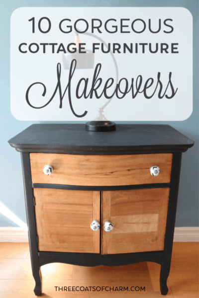 We've gathered together 10 of the best furniture makeovers that are perfect for the cottage. Get inspired to paint country chic furniture for your space. See unique ideas for transforming furniture to suit a fresh cottage-like space.