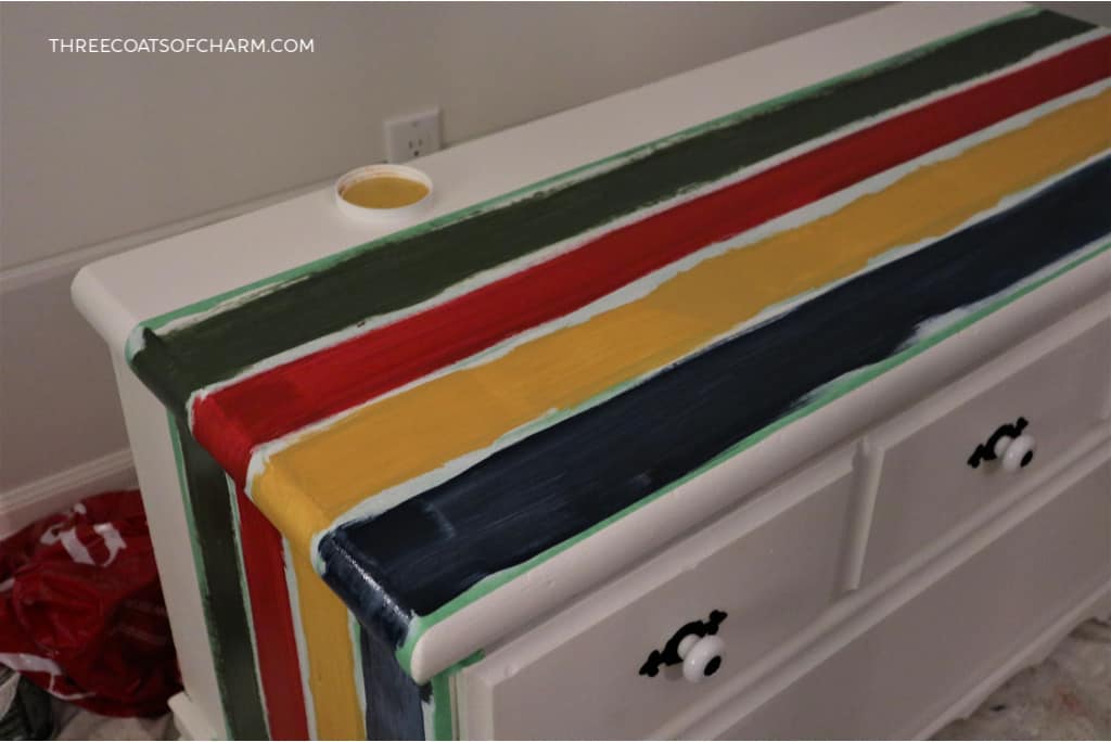Paint perfect stripes with tape