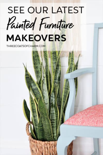 Painted furniture makeovers