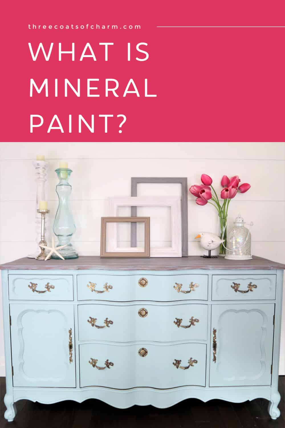 What is mineral paint? Plus Cottage Paint review - Three Coats of Charm