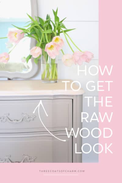 How to get the raw wood look with DIY whitewash stain