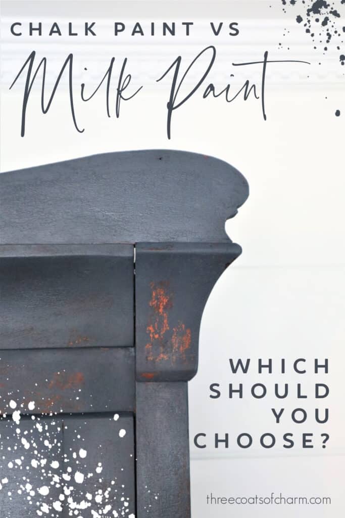 What is the difference between milk paint vs chalk paint?