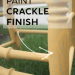 How to get a crackle finish on painted furniture