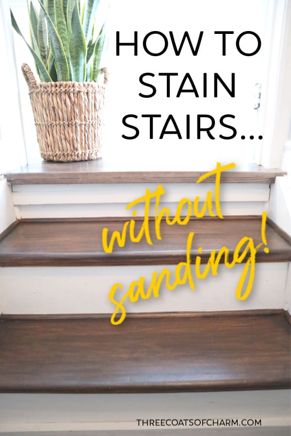 How To Stain Over Stained Wood Stairs, How To Restain Wood Furniture Without Sanding