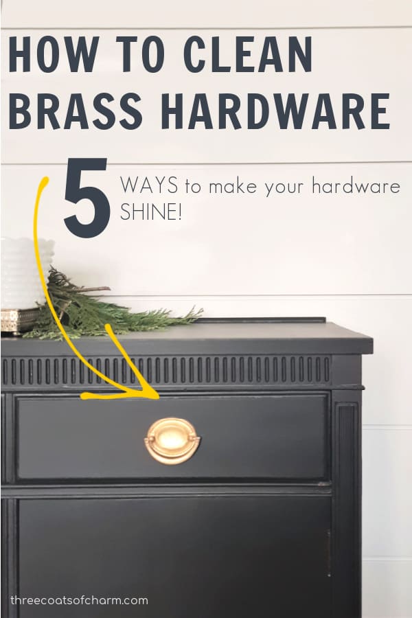 How To Clean Brass Hardware Three, How To Clean Brass Knobs On Kitchen Cabinets