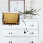 Painting an Ikea dresser